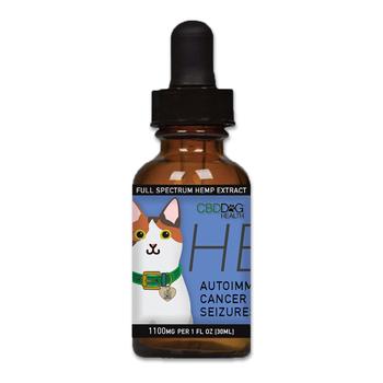 CBD Dog Health HEAL - 1100 mg Full Spectrum Hemp Extract for Cats