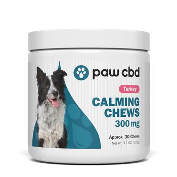 cbdMD Paw CBD Calming Soft Chews for Medium Dogs - Turkey - 300 mg, 30 Count