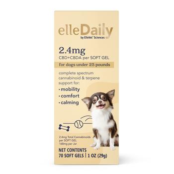 ElleVet Sciences ElleDaily Soft Gel Dog Supplement for Small Dogs