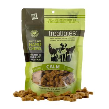 Treatibles CBD Calm Hard Chews for Dogs under 40 lbs - Turkey